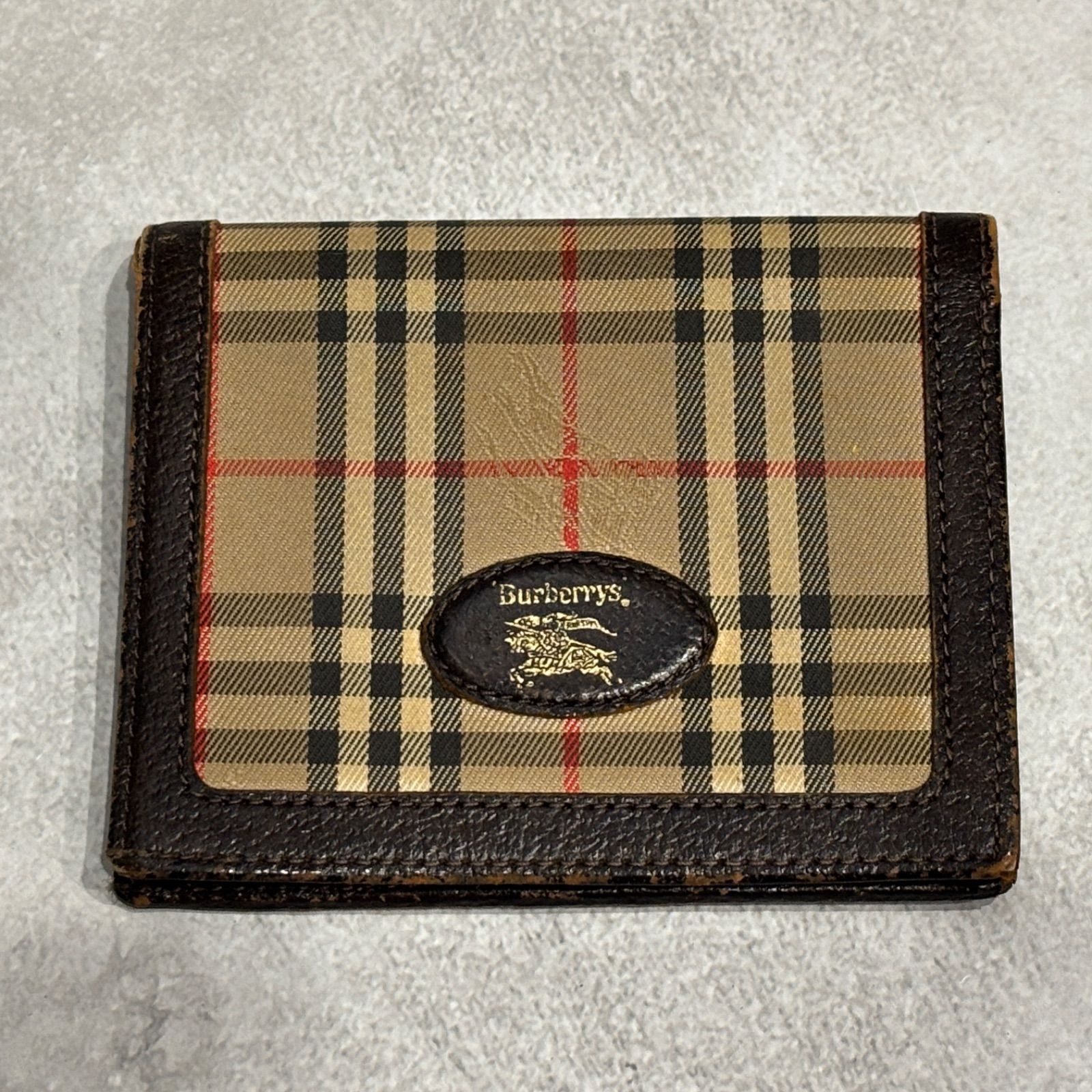 バーバリー Burberrys ノバチェック 黒レザー ボストン BURBERRY