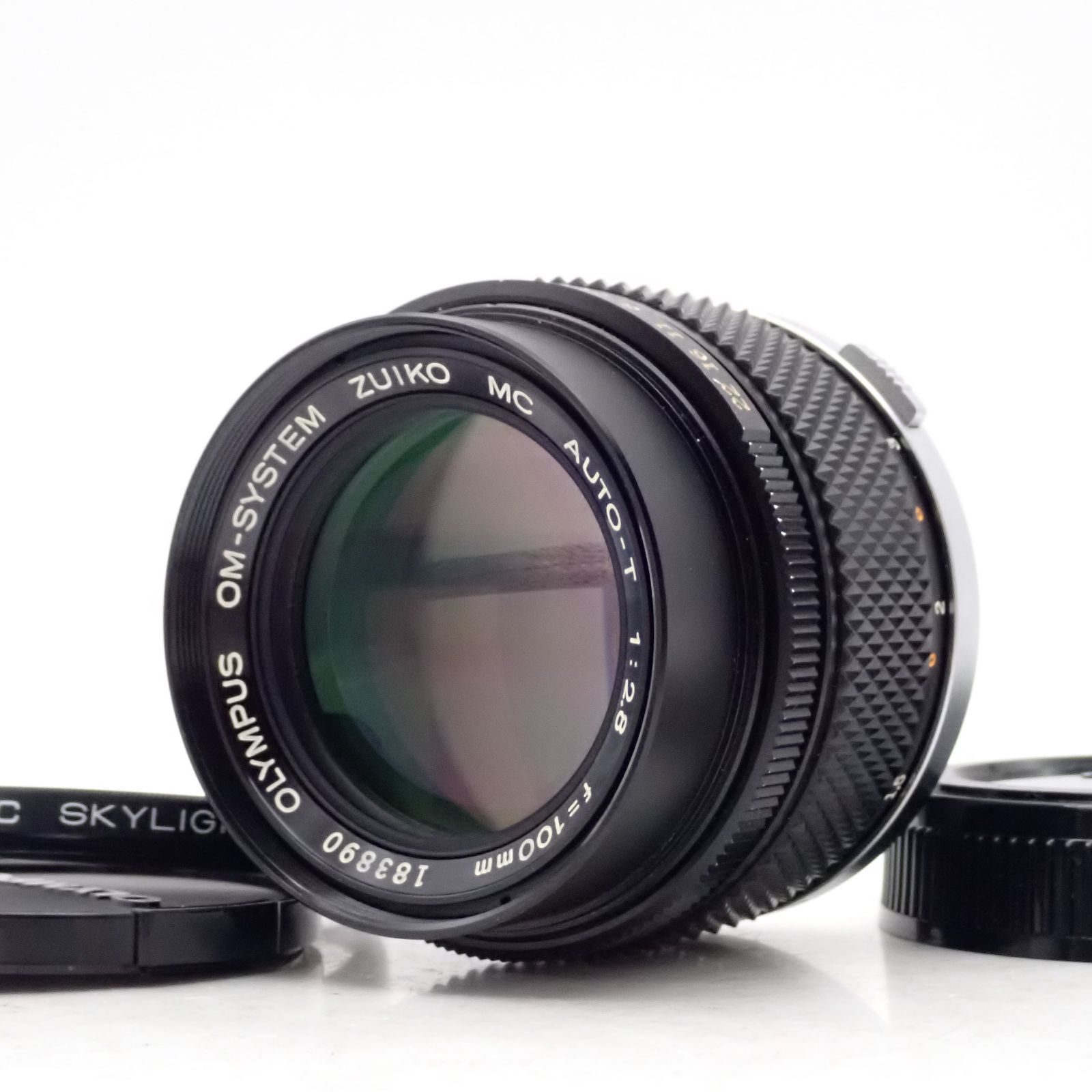 美品 OLYMPUS 後期型 OM-SYSTEM ZUIKO MC AUTO-T 100mm f2.8 望遠