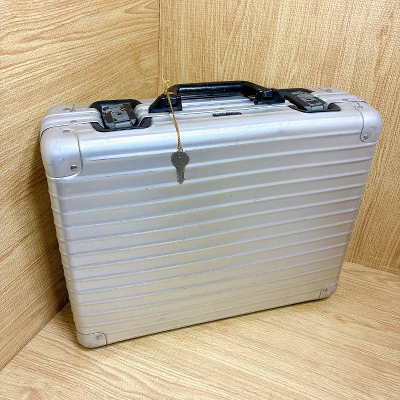 リモワ RIMOWA シルバー アタッシュケース ビンテージ アルミ 鍵あり