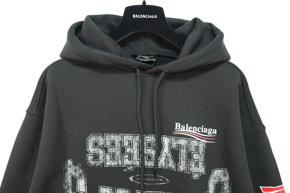 BALENCIAGA バレンシアガ Overlayer Political Campaign Hoodie