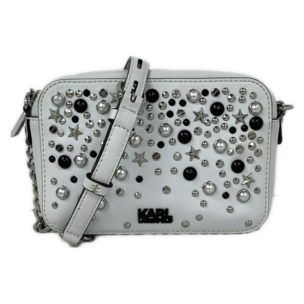KARL LAGERFELD(カールラガーフェルド) ショルダーバッグ - 白 