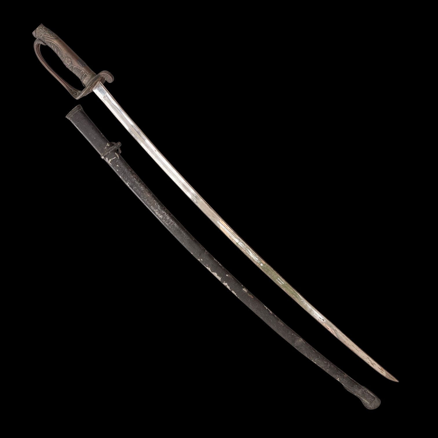 旧日本軍 指揮刀 サーベル 当時物 戦争資料 日本軍 古美術 骨董 レトロ