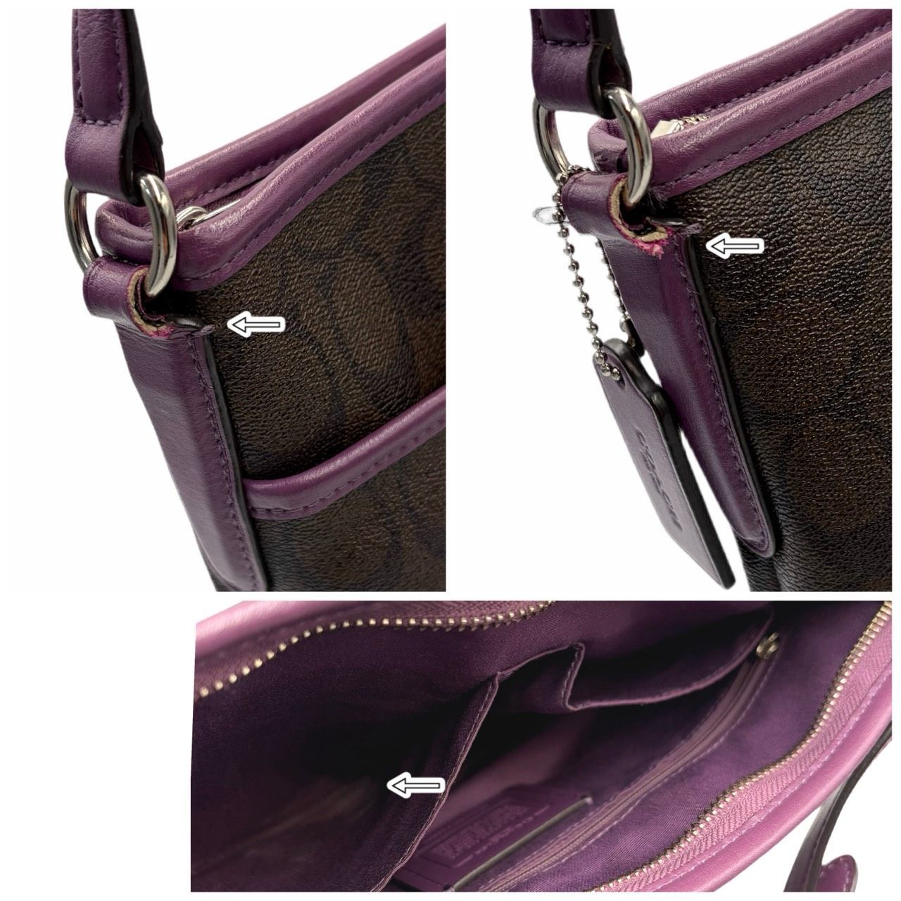 良品✤希少【COACH／コーチ】2way ショルダーバッグ／クロスボディ 