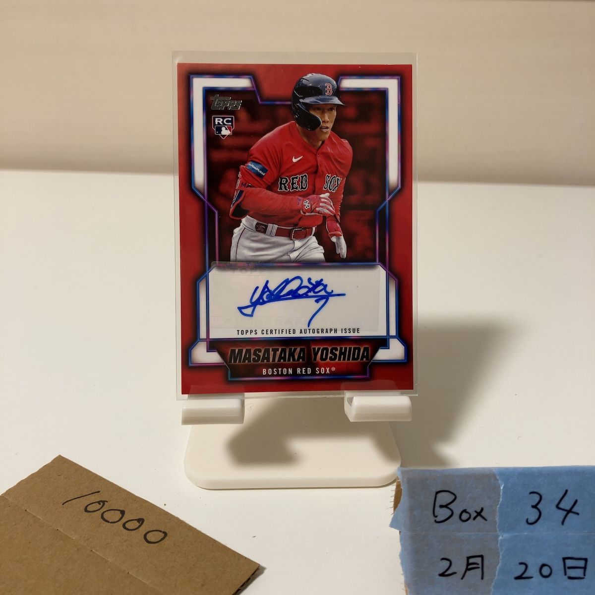 2023 Topps 吉田正尚 Masataka Yoshida 直筆サインカード Boston Red