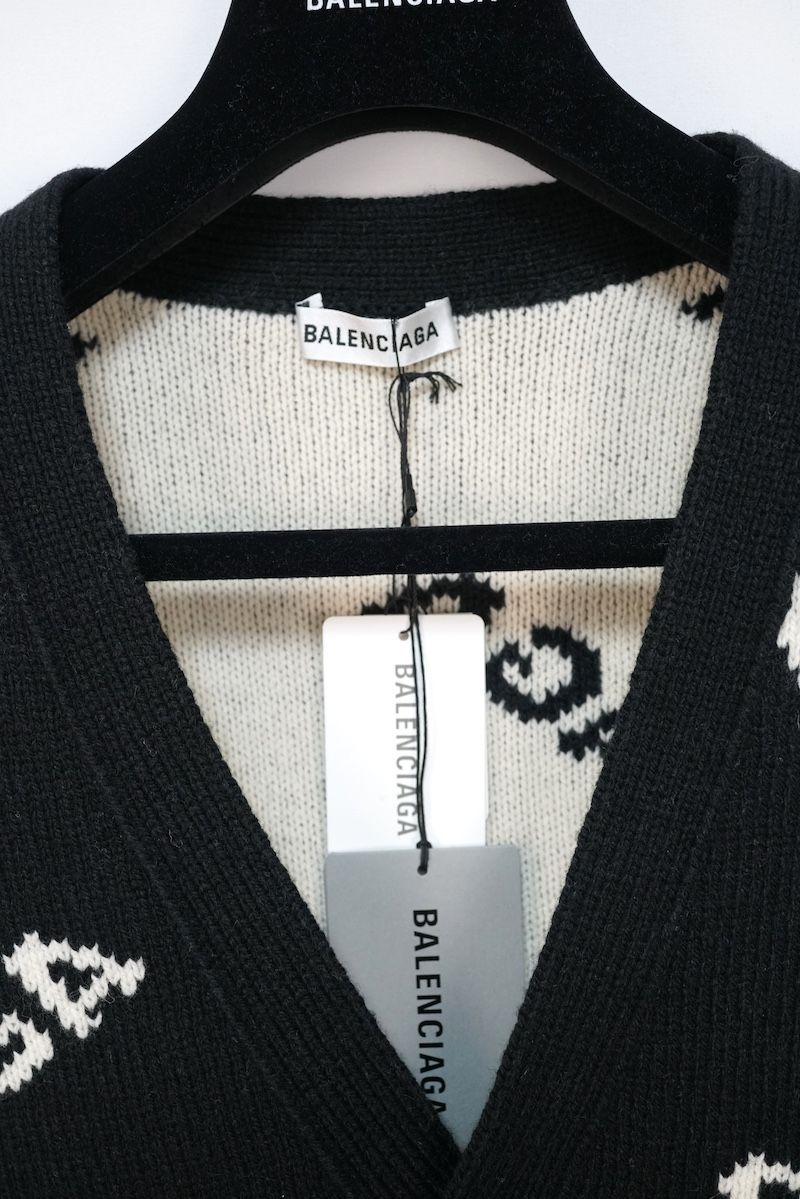 BALENCIAGA バレンシアガ All Over Logo CARDIGAN オールオーバー ロゴ