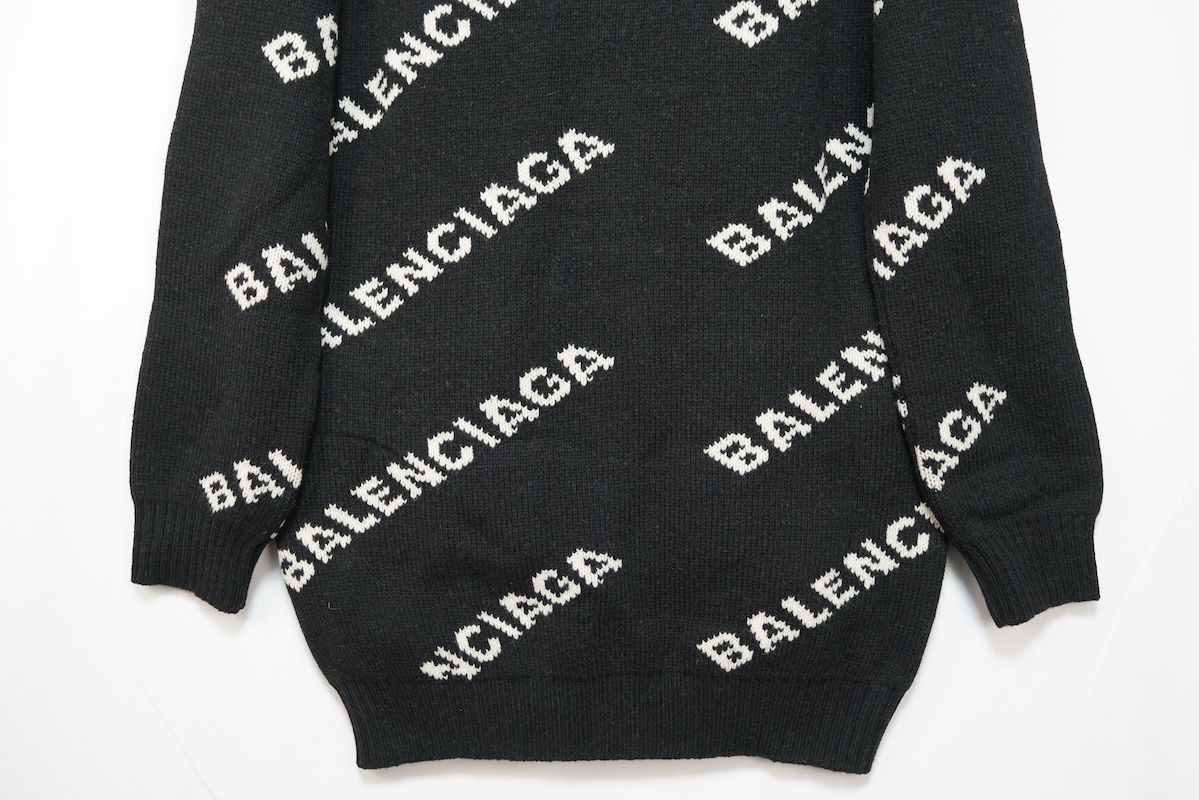 BALENCIAGA バレンシアガ All Over Logo CARDIGAN オールオーバー ロゴ