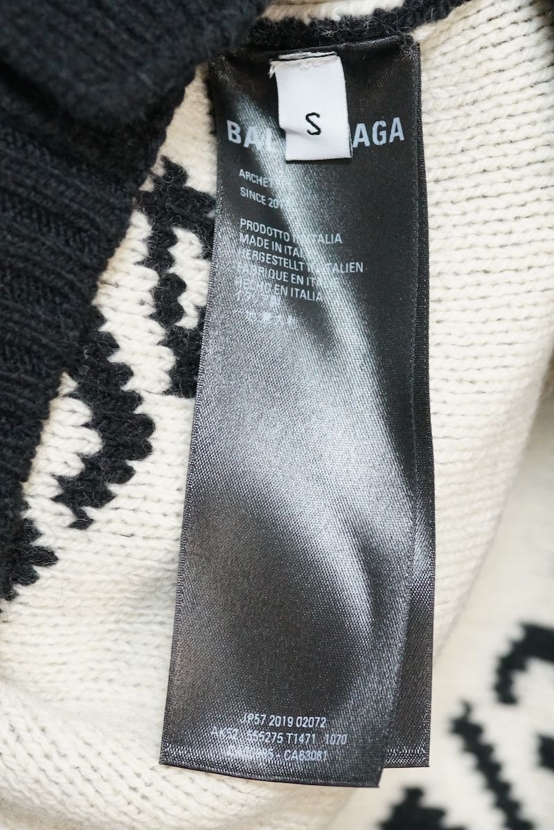 BALENCIAGA バレンシアガ All Over Logo CARDIGAN オールオーバー ロゴ