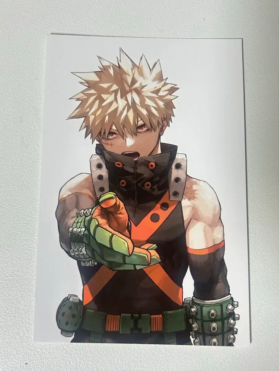 僕のヒーローアカデミア 42巻 爆豪 勝己 はがき 特典 ポストカード