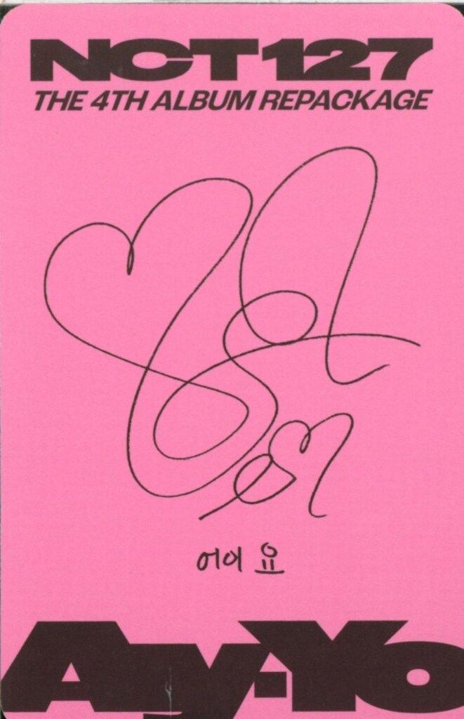 NCT127 Ay-Yo TAEYONG トレーディングカード - メルカリ