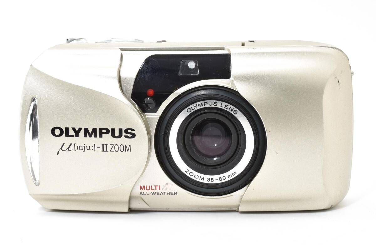 ☆良品☆ オリンパス OLYMPUS μ-II ZOOM シャンパンゴールド