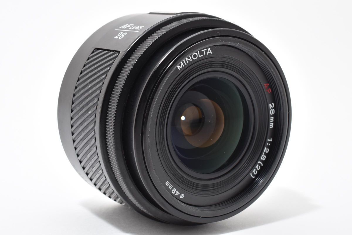 ☆良品☆ MINOLTA AF 28mm F2.8 ソニー/ミノルタ Aマウント 【前後