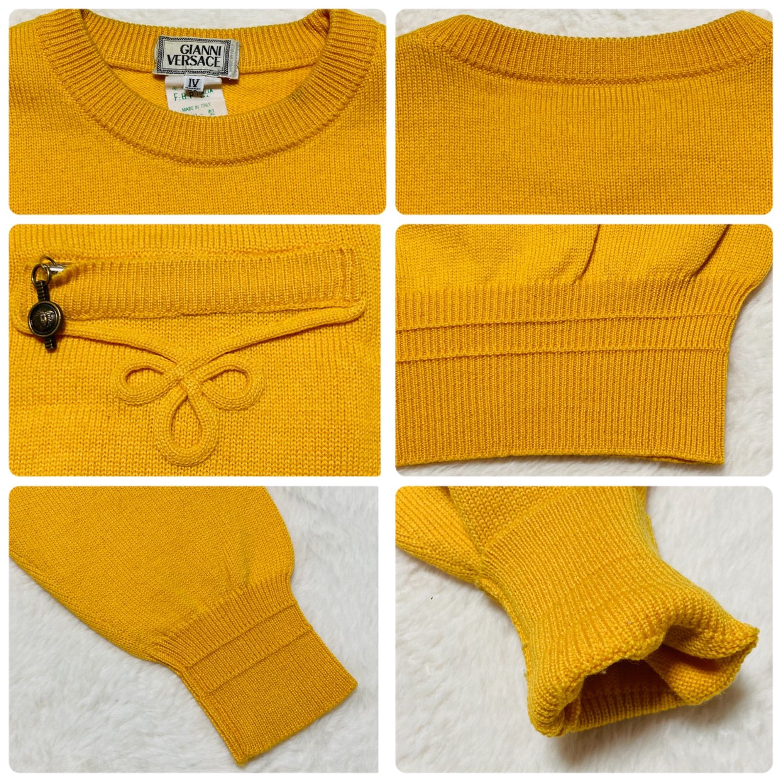 □極美品□80's後半〜90'sヴェルサーチ本人期□GIANNI VERSACE