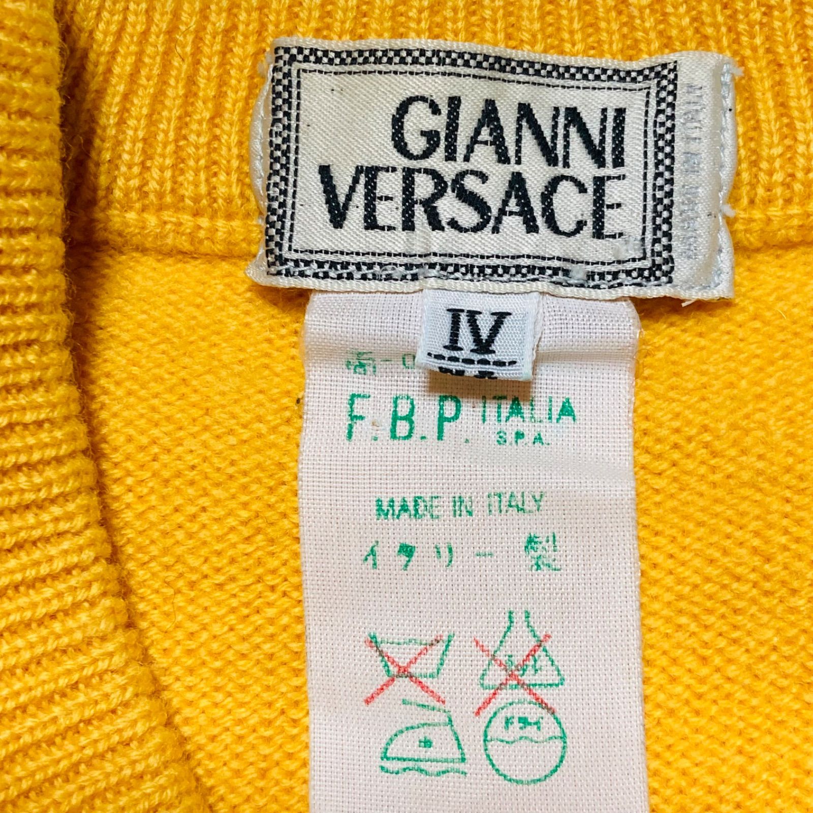 □極美品□80's後半〜90'sヴェルサーチ本人期□GIANNI VERSACE