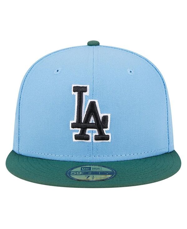 メンズ ニューエラ メンズ アクセサリー 帽子 New Era Mens Sky Blue Cilantro Los Angeles Dodgers 1988 World Series 59FIFTY Fitted Hat Sky Blue Cilantro ブルー
