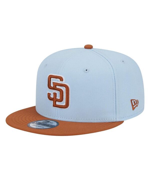 【送料無料】 ニューエラ メンズ 帽子 アクセサリー Mens Light Blue San Diego Padres Spring Color TwoTone 9FIFTY Snapback Hat Light Blue