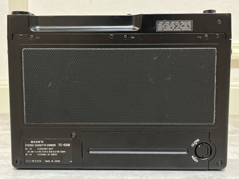 SONY デンスケ カセットデンスケ TC-D5M カセットレコーダー 当時物 音