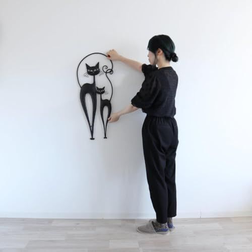 新品 壁飾り 壁掛け 猫 ウォールアート ウォールデコ 壁面装飾 かわ畑