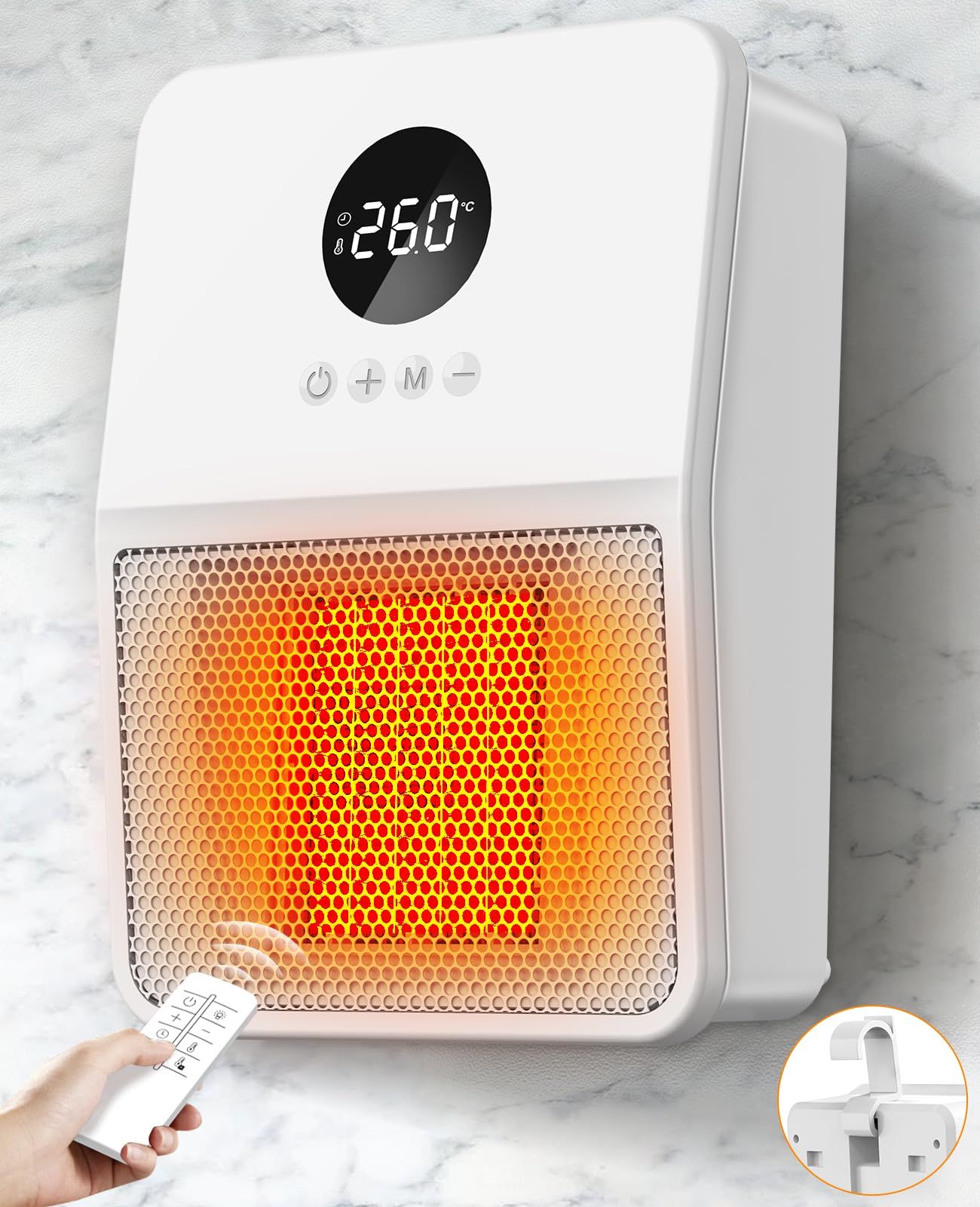 脱衣所電気ヒーター　壁掛け式　人感センサー付き　ヒートショック対策 脱衣所電気ヒーター 壁掛け式 人感センサー付き ヒートショック対策