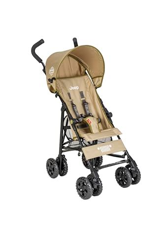 J is for Jeep B型ベビーカー アドベンチャー サンドベージュ 大きなタイヤで安定走行 ジープスピリットを受け継ぐベビーカー 軽量 コンパクトt