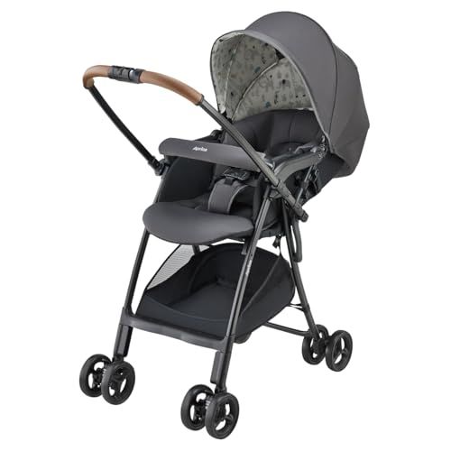 Aprica アップリカ A型ベビーカー カルーンエアーメッシュ AC 1か月?36か月まで 軽量 両対面 グレー 2025年モデル 2206925t