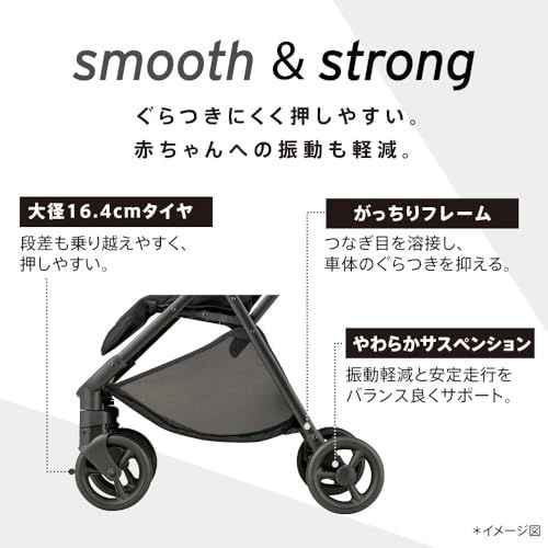  Aprica アップリカ B型ベビーカー ヴィット Viit 7か月?48か月まで 4歳まで使えるゆったりシート ブラック 2213403t 売れ筋 ベビーカー バギー 外出 移動用品