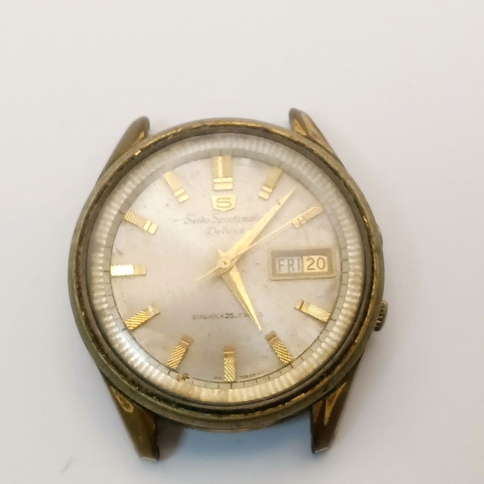 稼働】0308-4 SEIKO 5 Sportsmatic Deluxe セイコー スポーツマチック