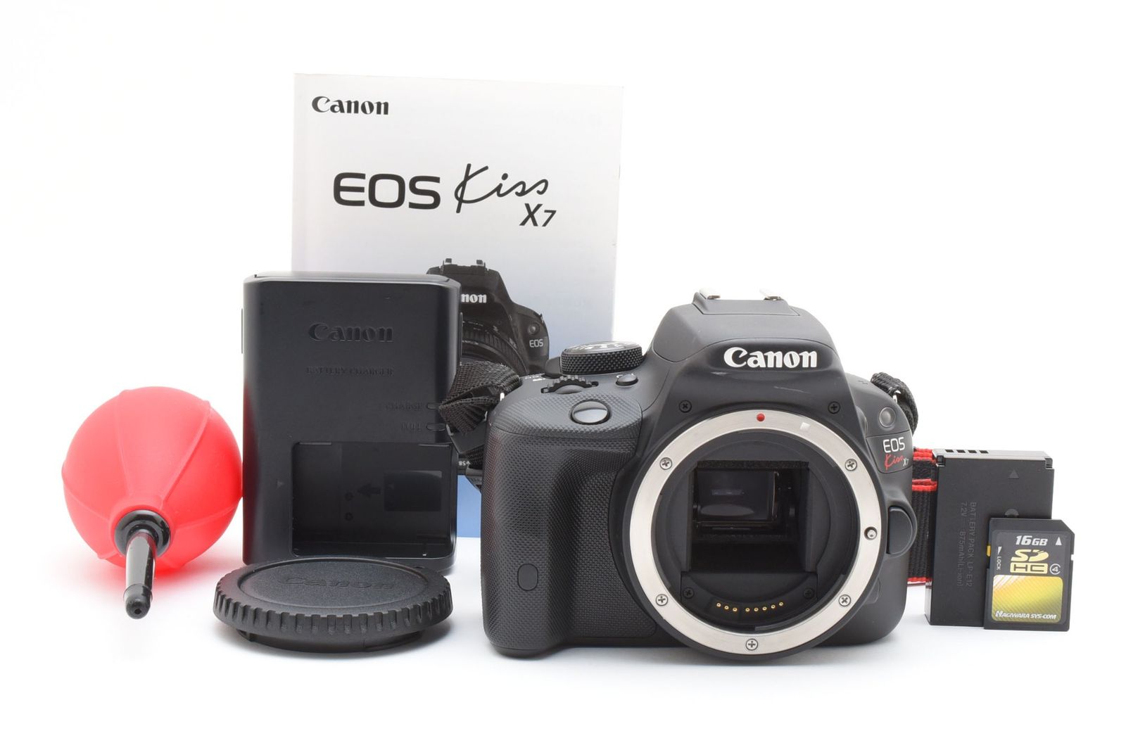光学極上品】Canon キャノン EOS KISS X7 ボディ シャッター数2529枚と
