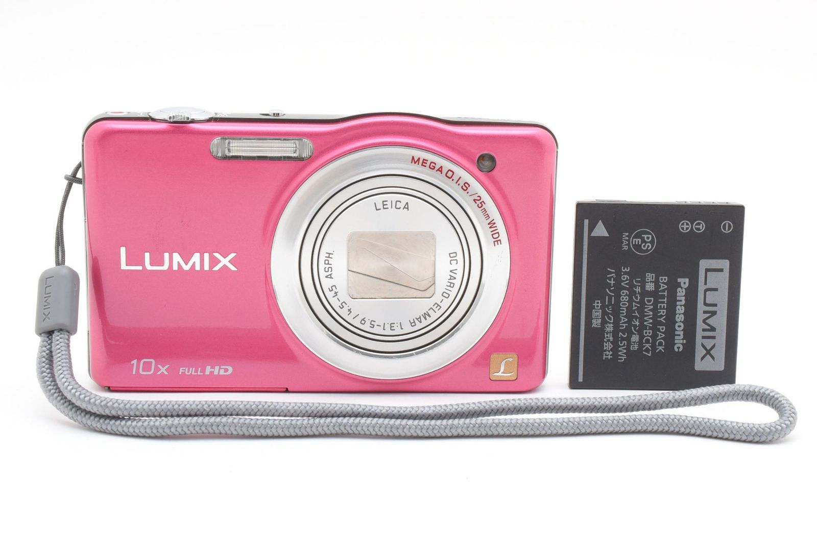 光学極上品】Panasonic パナソニック LUMIX DMC-SZ7 ピンク コンパクト