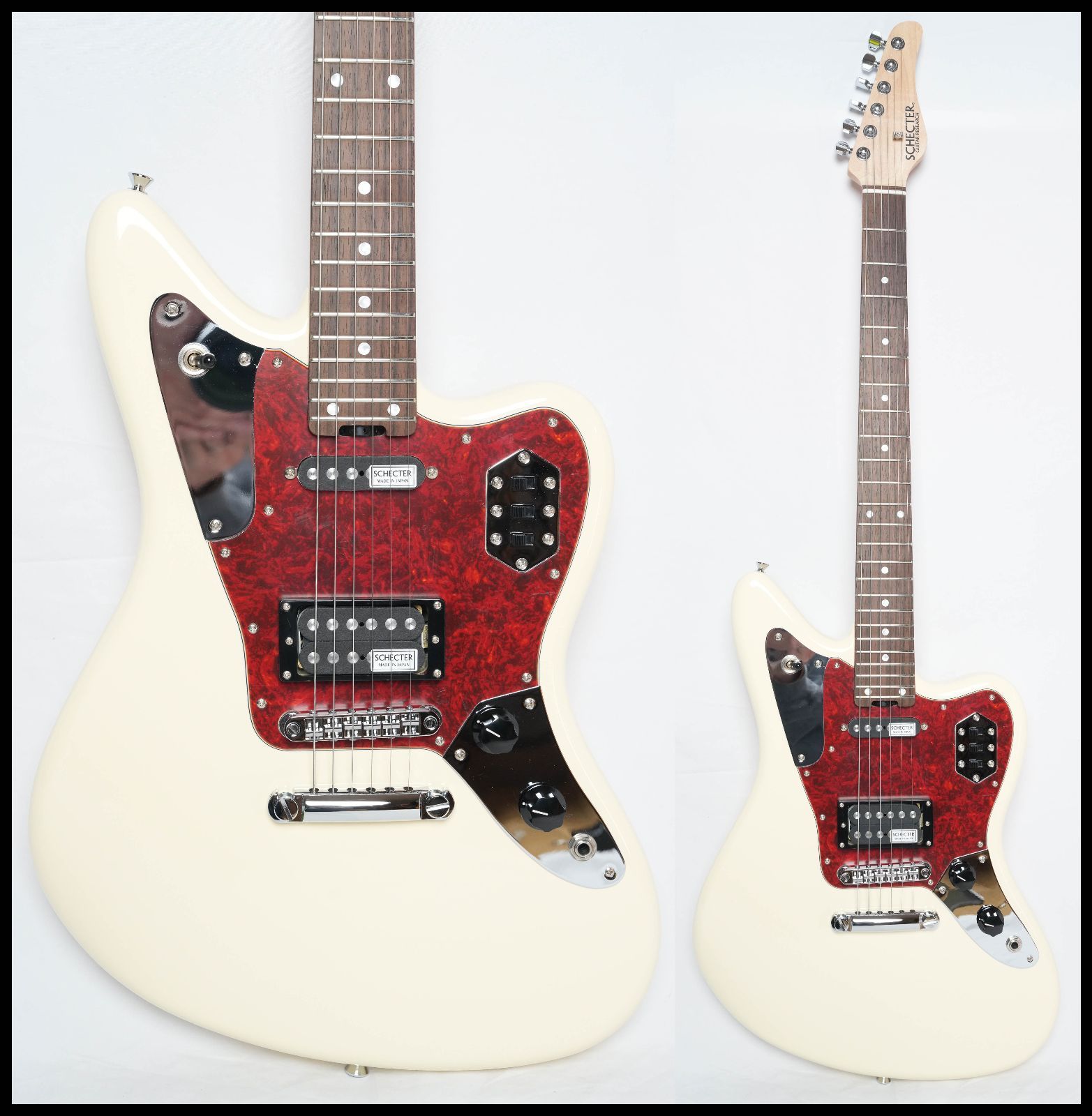 ☆SCHECTER☆AR-06 VWHT (Vintage White) JAGUAR ジャガータイプ 超美