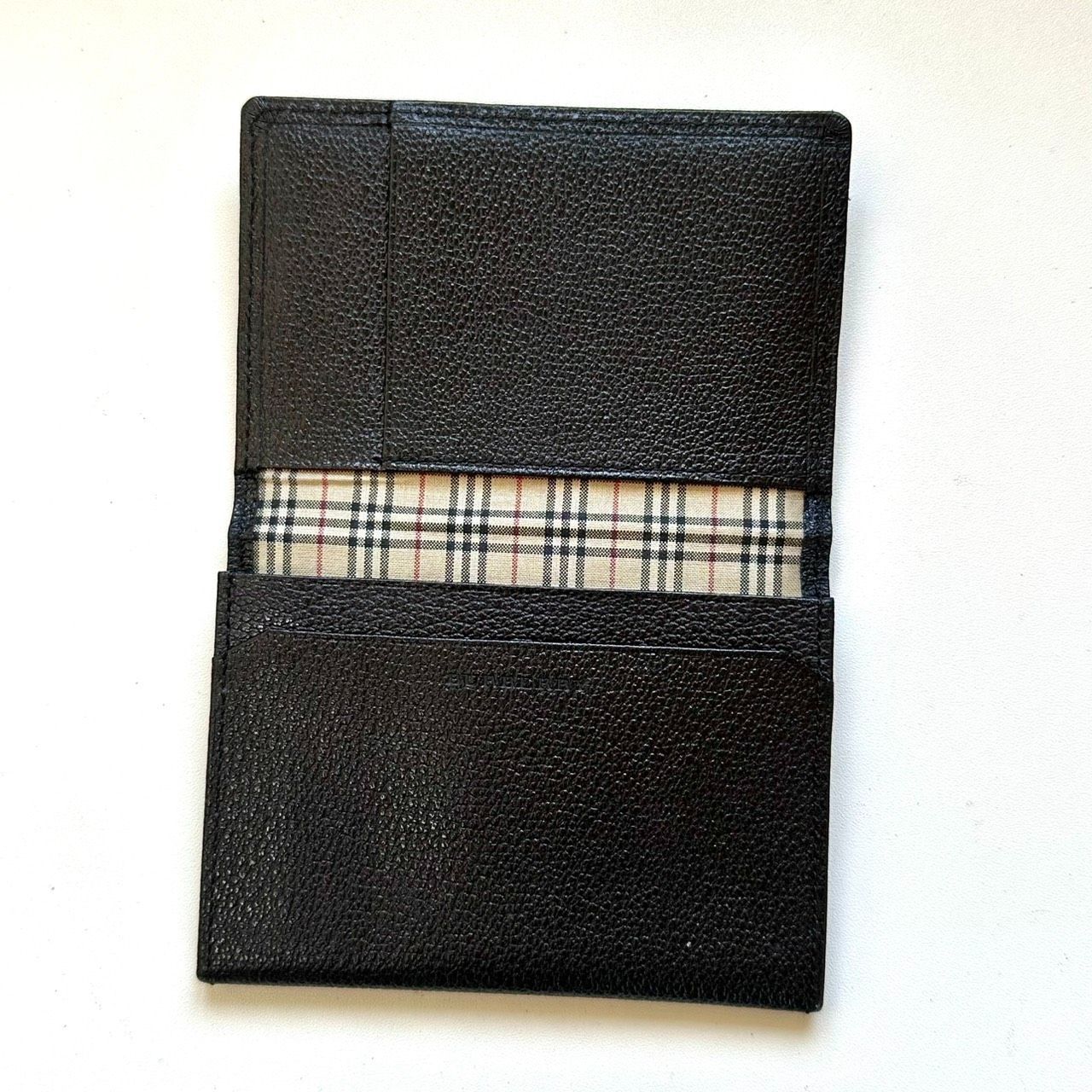 バーバリー BURBERRY 名刺入れ カードケース ノバチェック ブラック