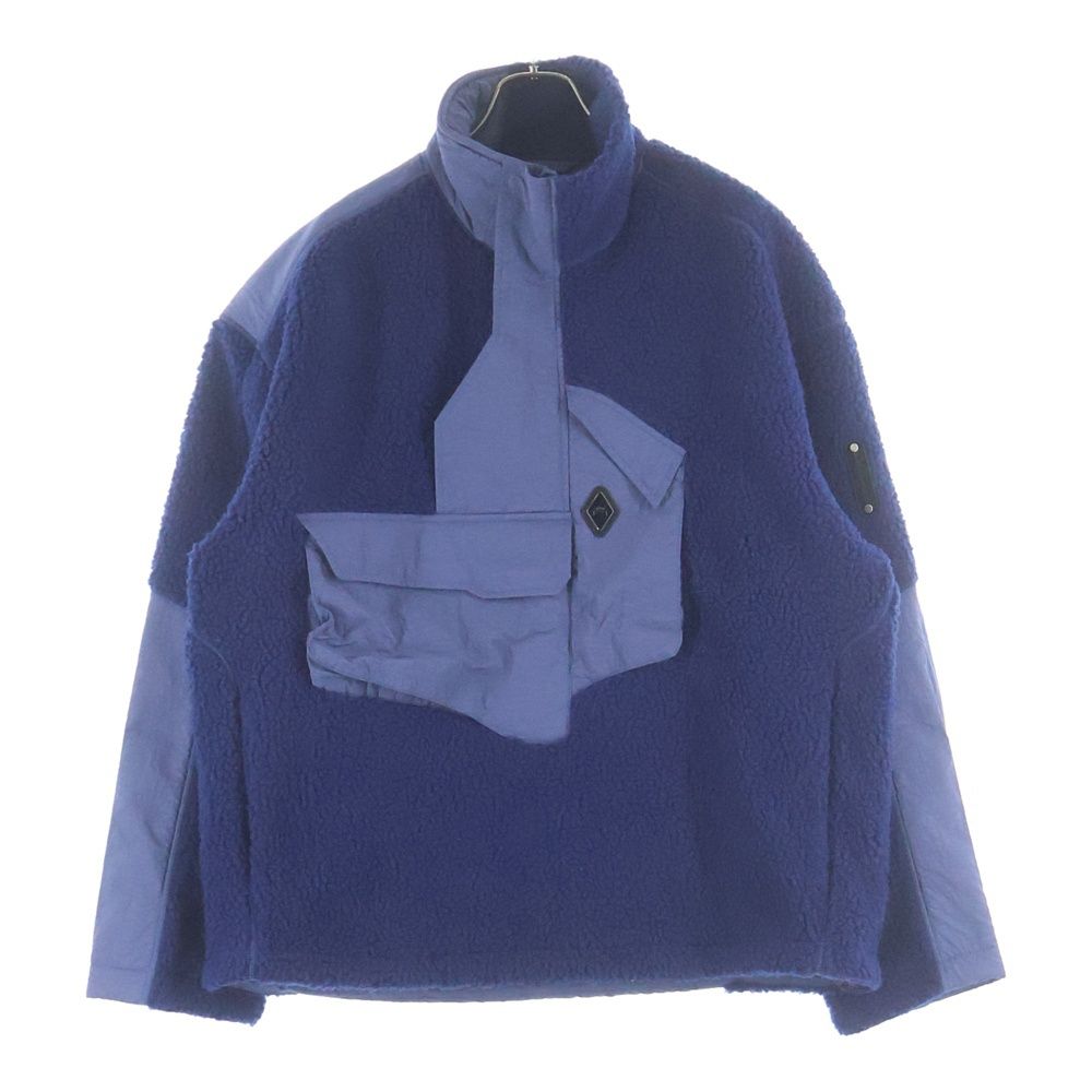 A-COLD-WALL アコールドウォール 23AW Bonded Axis Fleece ペンキロゴ フリースボア プルオーバージャケット ネイビー A-COLD-WALL (アコールドウォール) 23AW Bonded Axis Fleece