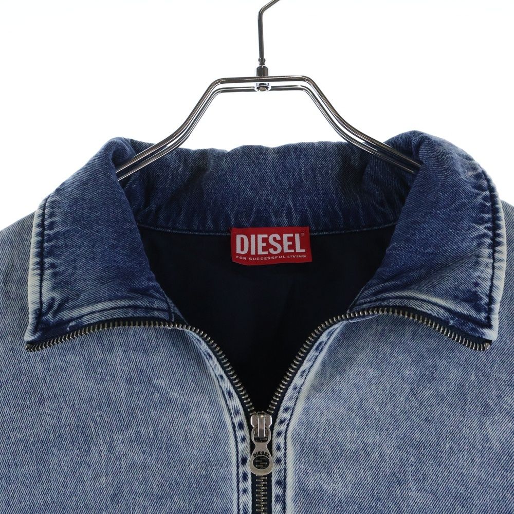 DIESEL (ディーゼル) 24AW D-KRAP-S1 オーバルD ジップアップ デニム 