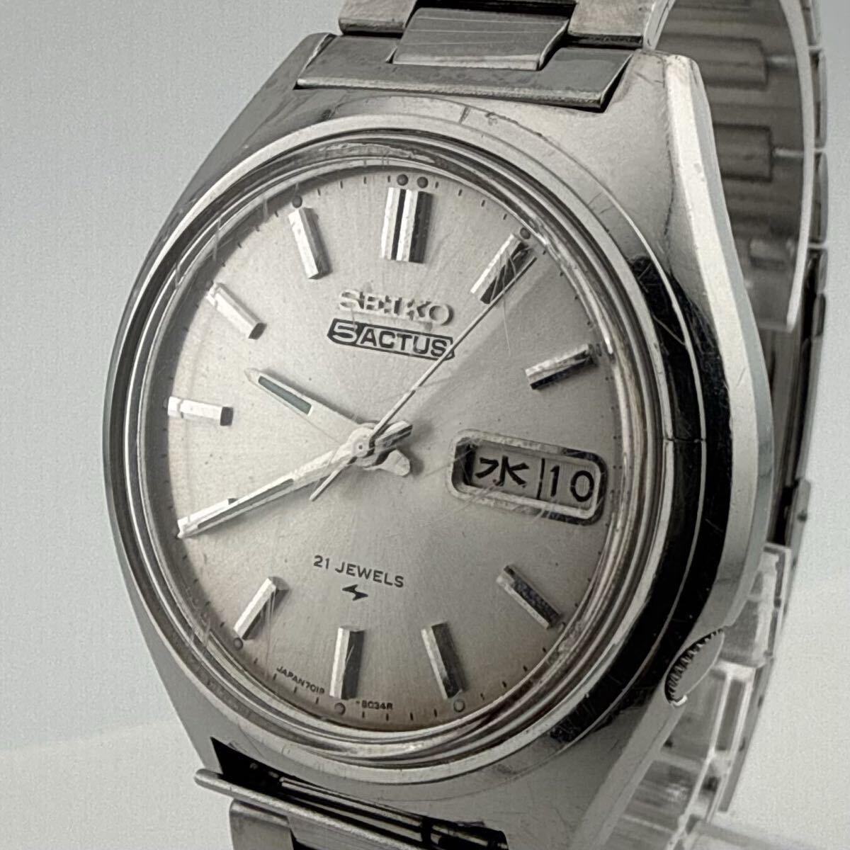 ジャンク SEIKO 7019-8010 セイコー 5ACTUS アクタス メンズ （FUA011 