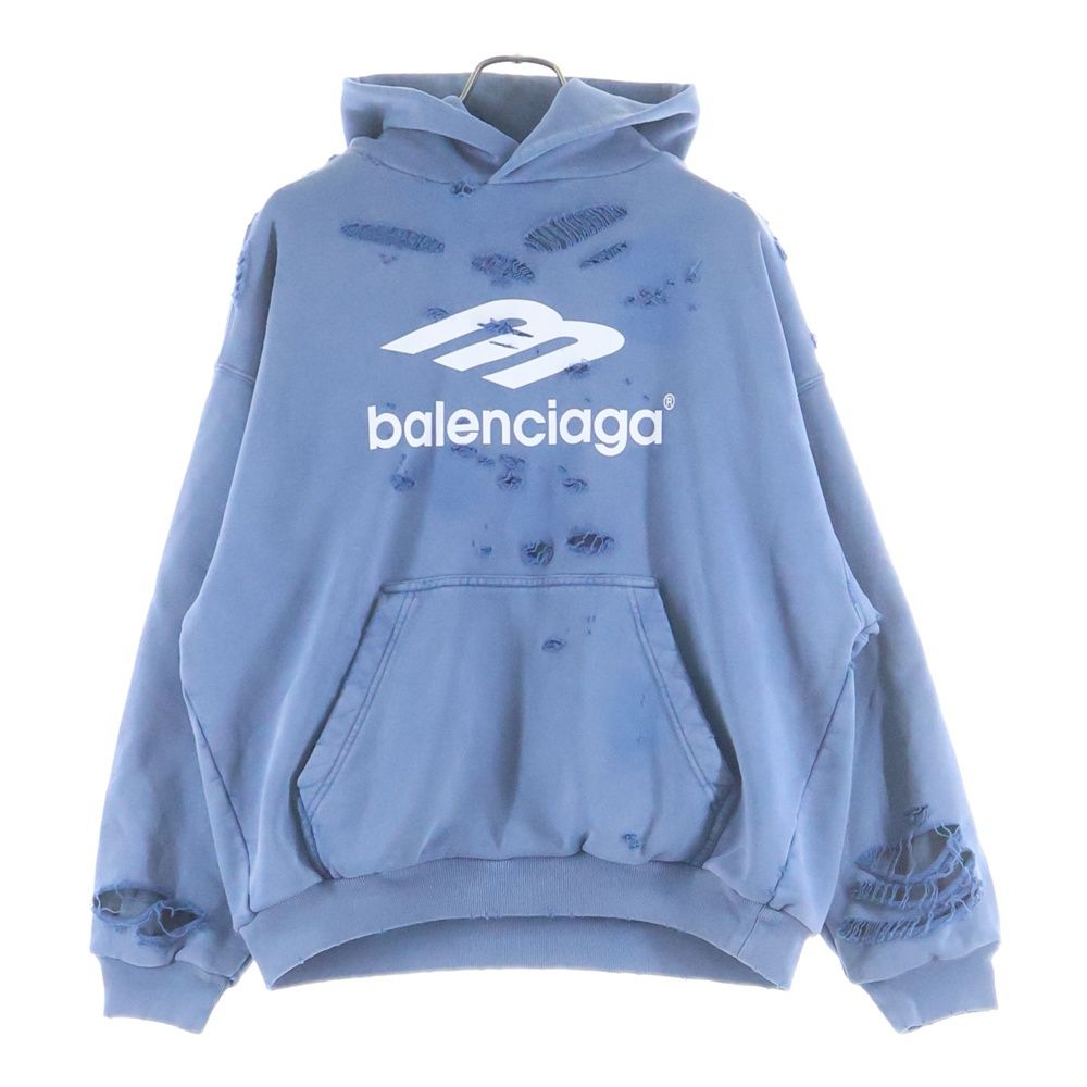 BALENCIAGA (バレンシアガ) Destroy Layered Sports Hoodie