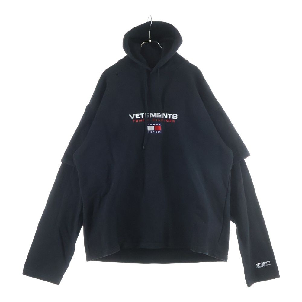 VETEMENTS ヴェトモン パーカー 18SS VETEMENTS VETEMENTS ヴェトモン 18ss パーカー 刺繍ロゴ ヴェトモン