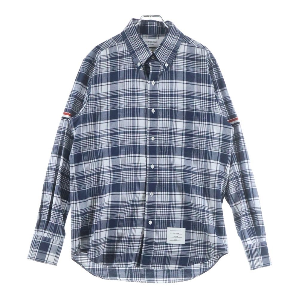 THOM BROWNE (トムブラウン) Button Down Shirt アームバンド ボタン 