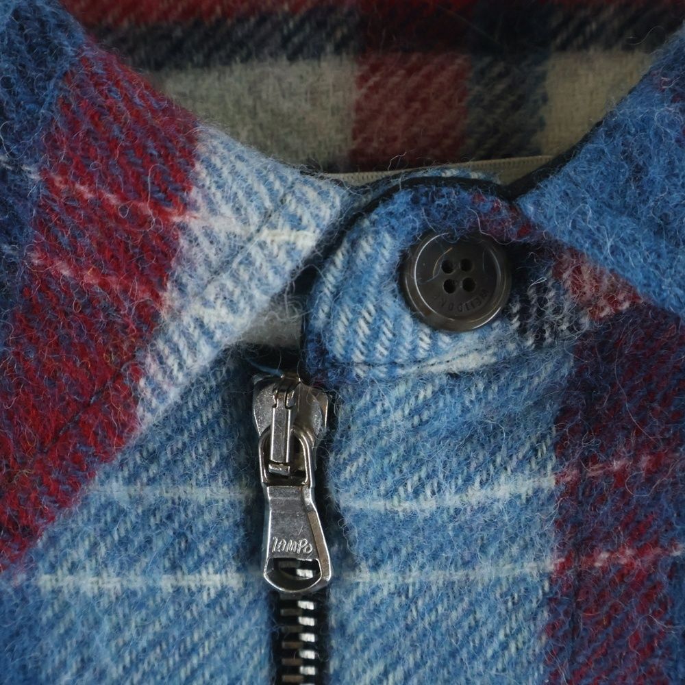 we11done (ウェルダン) 23AW CHECK ANORAK WOOL SHIRT チェック