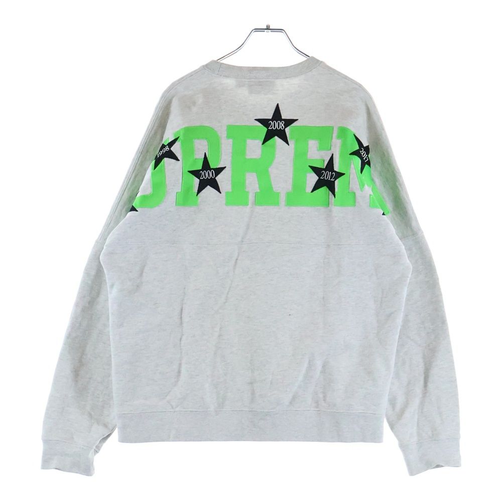 SUPREME (シュプリーム) 20SS Stars Crewneck バックスター クルー 