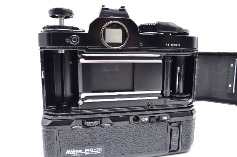 Nikon ニコン 人気の一眼レフカメラ FE 黒　MD-12/MF-12 Nikon ニコン 人気の一眼レフカメラ FE 黒 MD-12/MF-12 【公式通販】