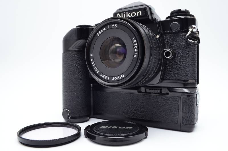 Nikon ニコン 人気の一眼レフカメラ FE 黒　MD-12/MF-12 Nikon ニコン 人気の一眼レフカメラ FE 黒 MD-12/MF-12 【公式通販】
