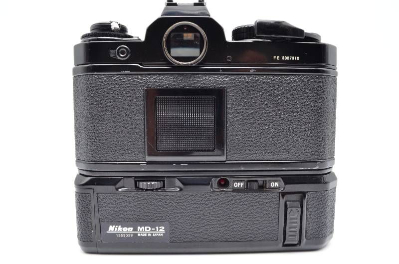 現状品】Nikon ニコン FE ブラック 35mmフィルムカメラ MD-12 モーター