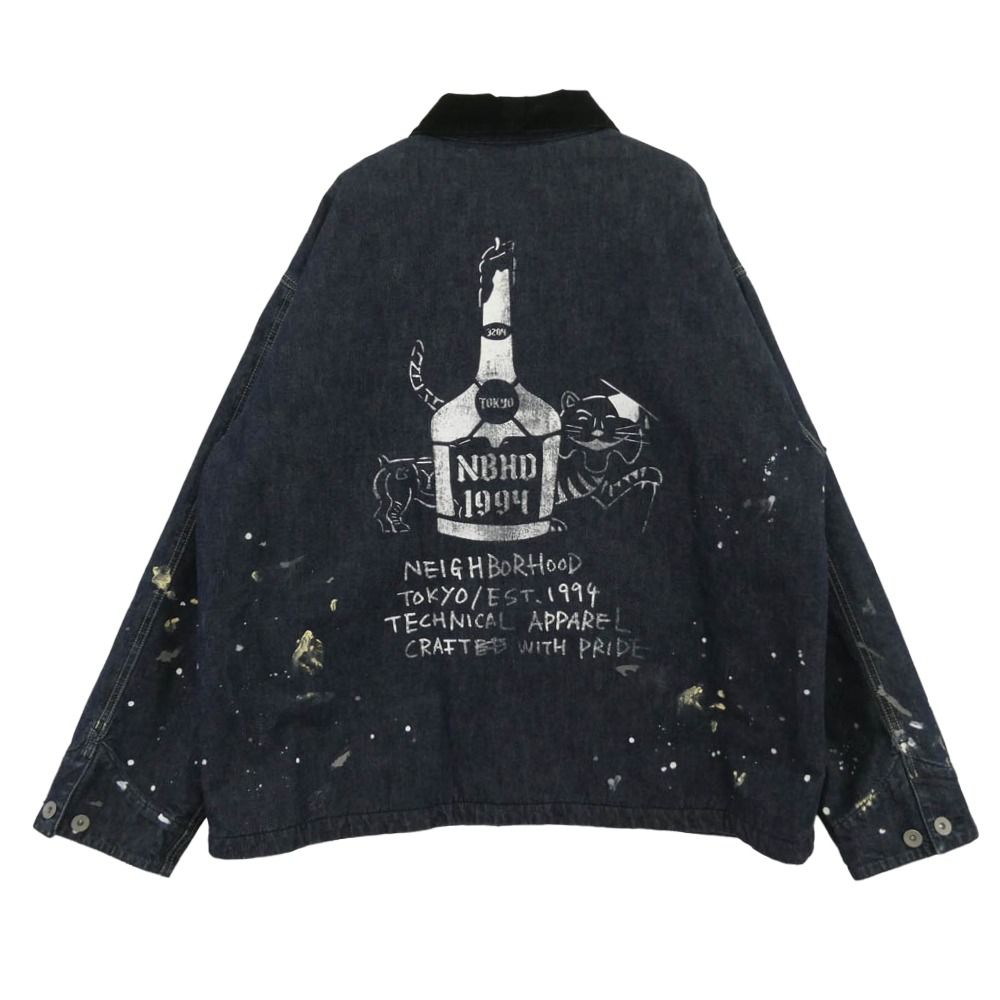 NEIGHBORHOOD ネイバーフッド 242AQNH-JKM03 CORDUROY COLLAR WASHED