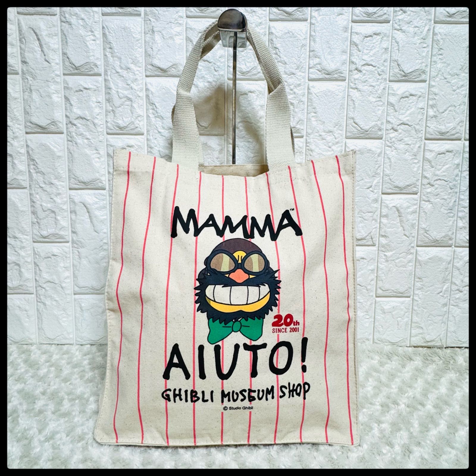 限定品】三鷹の森ジブリ美術館 マンマユート 20周年記念 トートバッグ