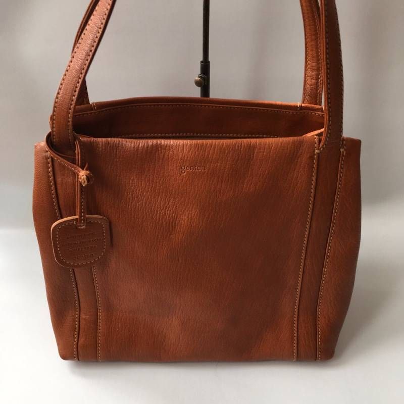 バッグ 極美品 genten ゲンテン ゴートベーシック ミドルトート バッグ