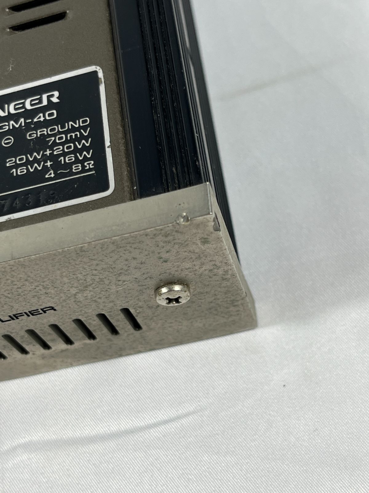 ジャンク品 PIONEER パイオニア Component CAR STEREO STEREO MAIN