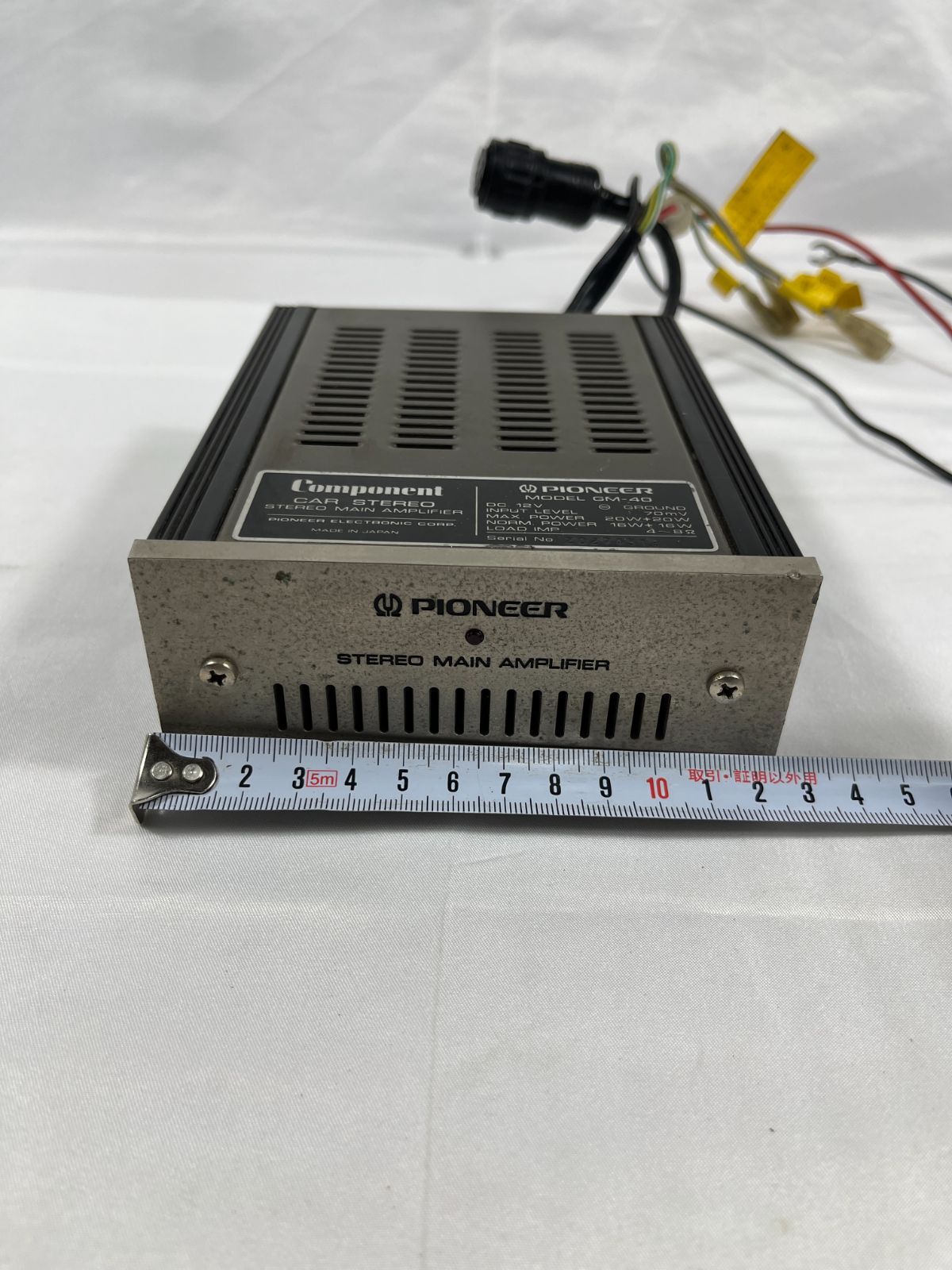 ジャンク品 PIONEER パイオニア Component CAR STEREO STEREO MAIN
