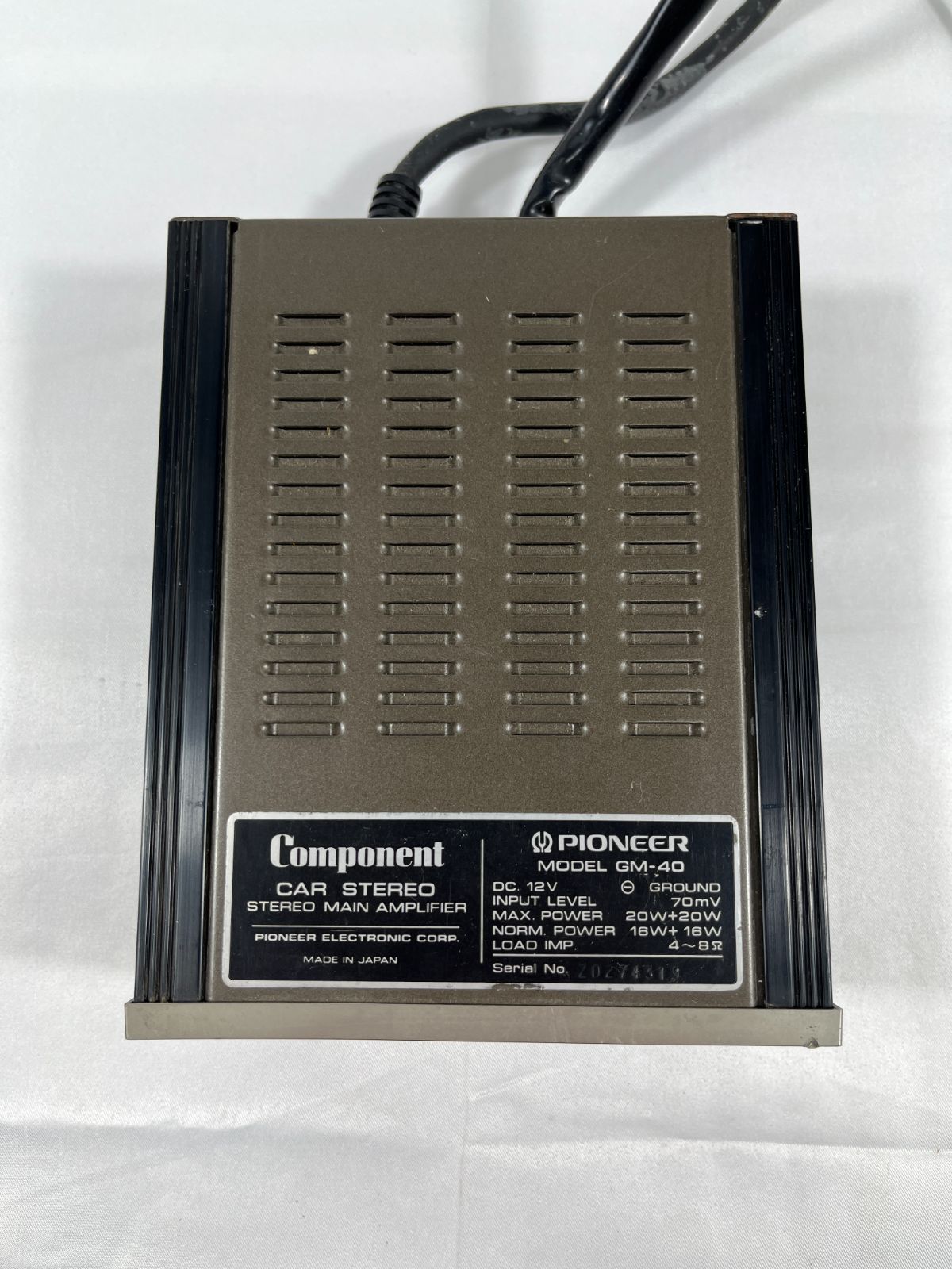 ジャンク品 PIONEER パイオニア Component CAR STEREO STEREO MAIN
