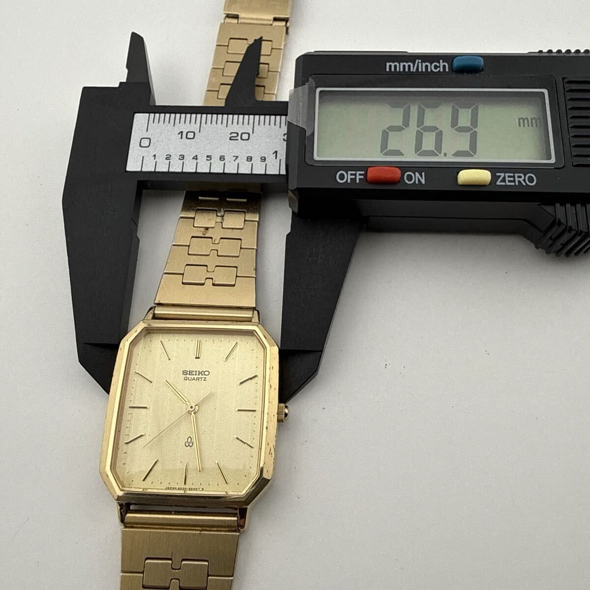 SEIKO 6030-5470 セイコー クォーツ スクエア メンズ ボーイズ