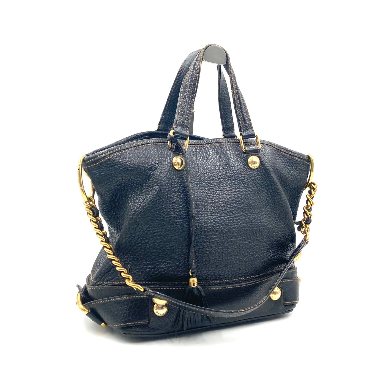 □稀少□Dolce&Gabbana ドルチェ＆ガッバーナ 2way ショルダーバッグ 