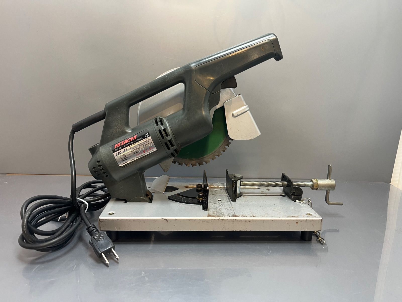 △ T637 小型チップソー切断機 サンコーミタチ SSC165N 中古品 MITACHI 